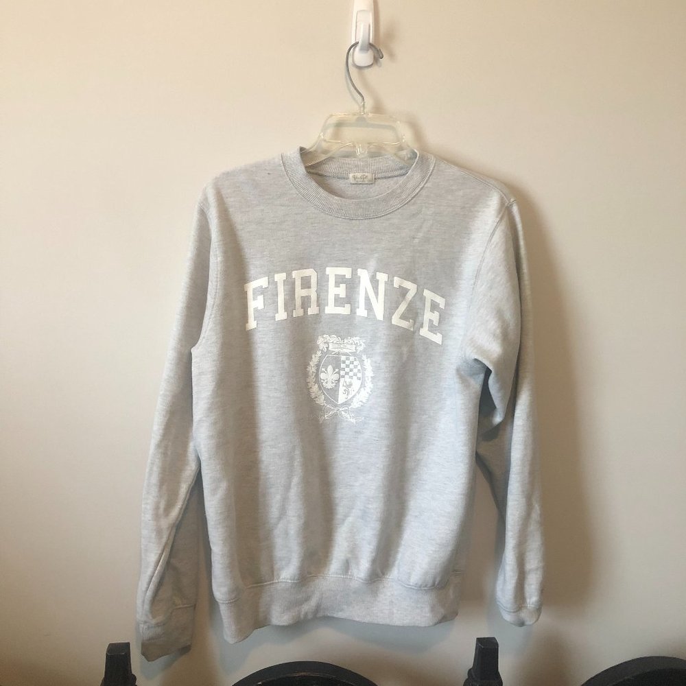 John Golt Grey Sweat Shirt "Firenze"